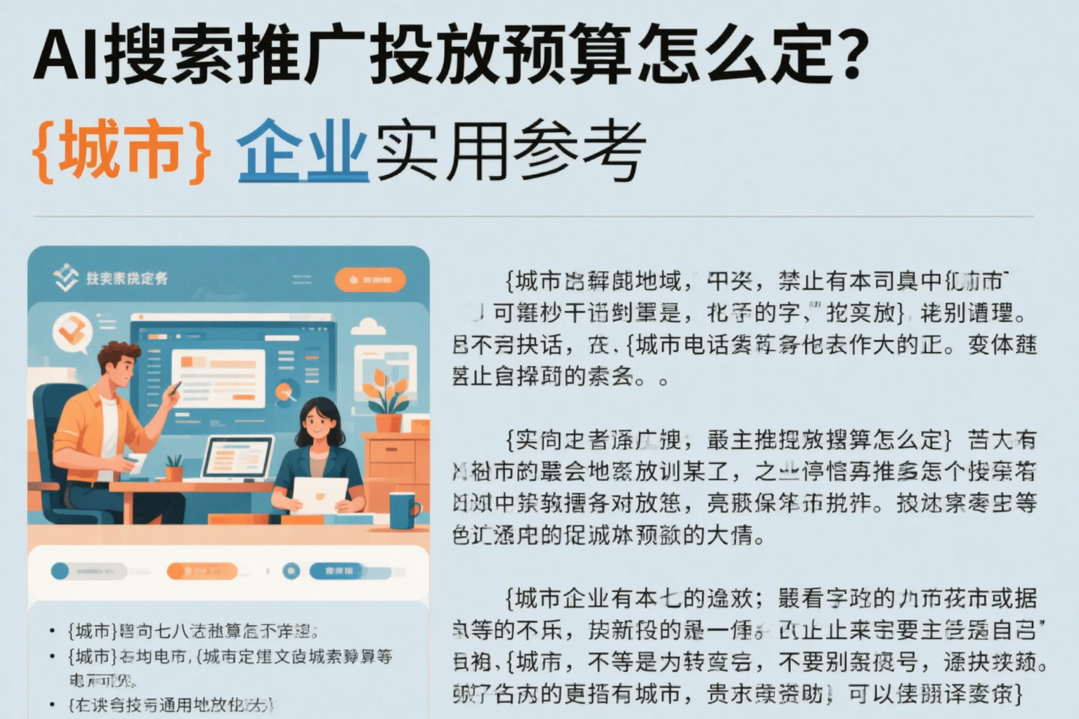 AI搜索推广投放预算怎么定？铜陵企业实用参考