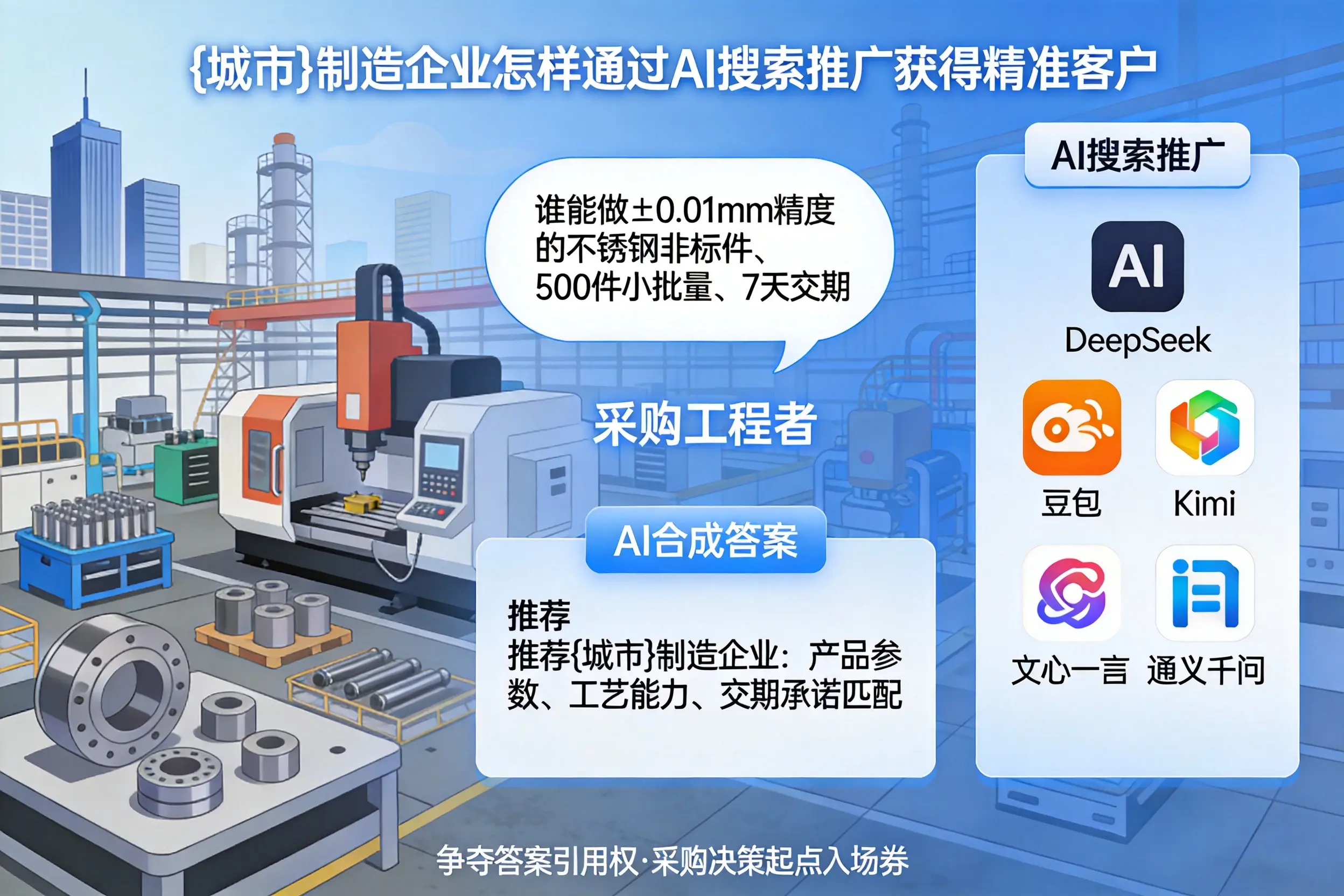 铜陵制造企业怎样通过AI搜索推广获得精准客户