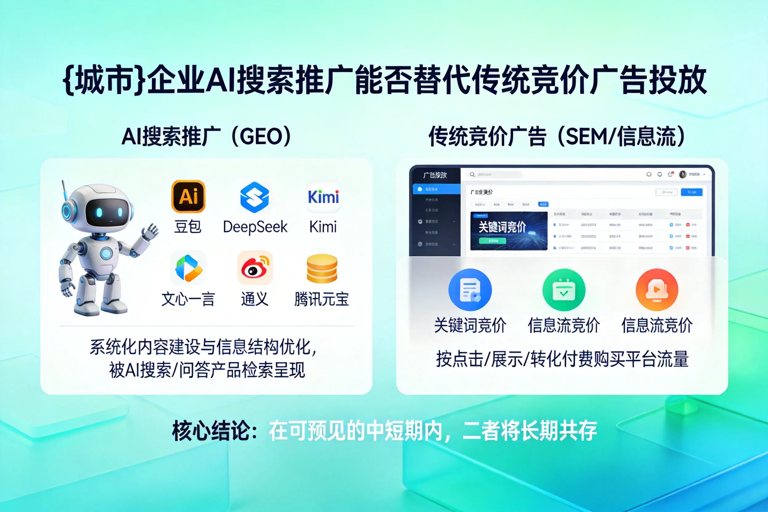 铜陵企业AI搜索推广能否替代传统竞价广告投放