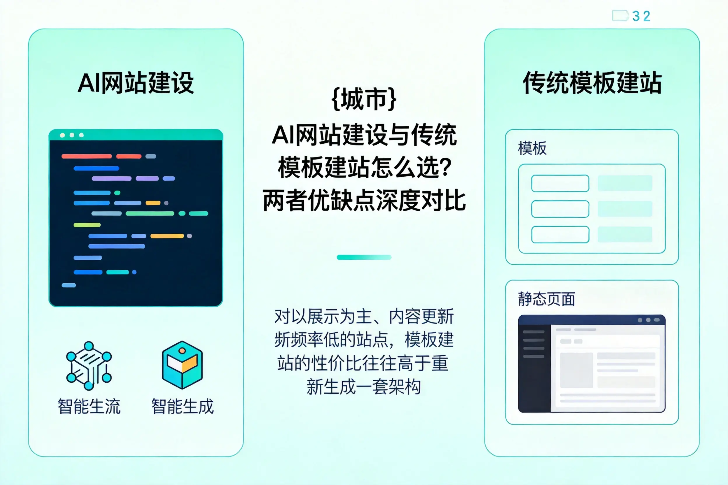 铜陵AI网站建设与传统模板建站怎么选?两者优缺点深度对比